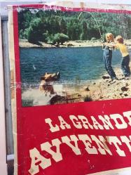 Vahşi aile, İtalyanca ORİJİNAL SİNEMA, Film AFİŞİ, (LA GRANDE AVVENTURA - The Adventures of the Wilderness Family) 1975, FİLM AFİŞİ / POSTERİ - BÜYÜK BOY - ORİJİNAL - 66 X 47 cm EBADINDA - Original Turkish Big Size Movie Poster - Stewart Raffill, Arthur R. Dubs, Robert Logan, Susan Damante, Hollye Holmes, Ham Larsen, George 'Buck' Flower, 	William Cornford, John F. Goff,  Herbert F. Nelson, KILIÇ FİLM