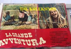 Vahşi aile, İtalyanca ORİJİNAL SİNEMA, Film AFİŞİ, (LA GRANDE AVVENTURA - The Adventures of the Wilderness Family) 1975, FİLM AFİŞİ / POSTERİ - BÜYÜK BOY - ORİJİNAL - 66 X 47 cm EBADINDA - Original Turkish Big Size Movie Poster - Stewart Raffill, Arthur R. Dubs, Robert Logan, Susan Damante, Hollye Holmes, Ham Larsen, George 'Buck' Flower, 	William Cornford, John F. Goff,  Herbert F. Nelson, KILIÇ FİLM