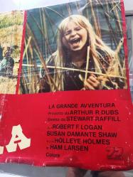 Vahşi aile, İtalyanca ORİJİNAL SİNEMA, Film AFİŞİ, (LA GRANDE AVVENTURA - The Adventures of the Wilderness Family) 1975, FİLM AFİŞİ / POSTERİ - BÜYÜK BOY - ORİJİNAL - 66 X 47 cm EBADINDA - Original Turkish Big Size Movie Poster - Stewart Raffill, Arthur R. Dubs, Robert Logan, Susan Damante, Hollye Holmes, Ham Larsen, George 'Buck' Flower, 	William Cornford, John F. Goff,  Herbert F. Nelson, KILIÇ FİLM