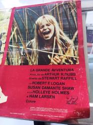 Vahşi aile, İtalyanca ORİJİNAL SİNEMA, Film AFİŞİ, (LA GRANDE AVVENTURA - The Adventures of the Wilderness Family) 1975, FİLM AFİŞİ / POSTERİ - BÜYÜK BOY - ORİJİNAL - 66 X 47 cm EBADINDA - Original Turkish Big Size Movie Poster - Stewart Raffill, Arthur R. Dubs, Robert Logan, Susan Damante, Hollye Holmes, Ham Larsen, George 'Buck' Flower, 	William Cornford, John F. Goff,  Herbert F. Nelson, KILIÇ FİLM