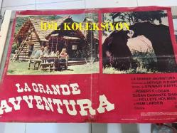 Vahşi aile, İtalyanca ORİJİNAL SİNEMA, Film AFİŞİ, (LA GRANDE AVVENTURA - The Adventures of the Wilderness Family) 1975, FİLM AFİŞİ / POSTERİ - BÜYÜK BOY - ORİJİNAL - 66 X 47 cm EBADINDA - Original Turkish Big Size Movie Poster - Stewart Raffill, Arthur R. Dubs, Robert Logan, Susan Damante, Hollye Holmes, Ham Larsen, George 'Buck' Flower, 	William Cornford, John F. Goff,  Herbert F. Nelson, KILIÇ FİLM