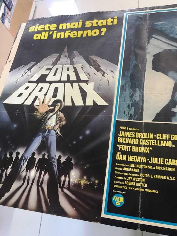İNTİKAM ATEŞİ, İtalyanca ORİJİNAL SİNEMA, Film AFİŞİ, (FORT BRONX