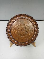 Dövme Bakır Kalem işçilikli Tabak