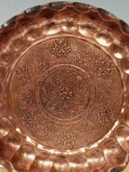 Dövme Bakır Kalem işçilikli Tabak