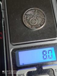 1937 3. Reich (Nazi Almanyası)Almanya 2 MARK