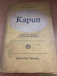 KAPUTT - CURZİO MALAPARTE - LES EDİTİONS DENOEL - FRANSIZCA KİTAP