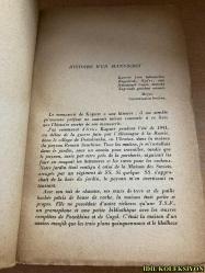 KAPUTT - CURZİO MALAPARTE - LES EDİTİONS DENOEL - FRANSIZCA KİTAP