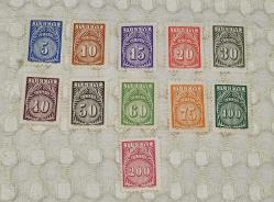PUL0303-TÜRKİYE CUMHURİYETİ RESMİ PULLARI 1957