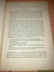 INTERNATİONAL CONCİLİATİON - FEBRUARY 1935 / NO.307 - THE FOREİGN POLİCY OF JAPAN / TSUNEJİRO MİYAOKA - AMERİCAN İNTERESTS AND POLİCY İN THE FAR EAST / GROVER CLARK - BRİTİSH FOREİGN POLİCY AND WORLD PEACE / ANTHONY EDEN - İNGİLİZCE KİTAP ( 29-60 SAYFA ARALIĞI) - ULUSLARARASI UZLAŞMA