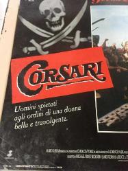 KORSAN, İtalyanca ORİJİNAL SİNEMA, Film AFİŞİ, (CORSARI - Cutthroat Island) 1995, FİLM AFİŞİ / POSTERİ - BÜYÜK BOY - ORİJİNAL - 63 X 44 cm EBADINDA - Original Turkish Big Size Movie Poster - Renny Harlin, Michael Frost Beckner, James Gorman, Bruce A. Evans, Geena Davis, Matthew Modine, Frank Langella, Maury Chaykin, Patrick Malahide, Stan Shaw, Rex Linn, Paul Dillon, Christopher Masterson, Jimmie F. Skaggs, Harris Yulin, Carl Chase, Peter Geeves, Angus Wright, Ken Bones, Mary Pegler, Mary Peach, Lucinda Clare, Thomas Lockyer