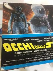 Yıldızların Gerisindeki Gözler, İtalyanca ORİJİNAL SİNEMA, Film AFİŞİ, (Occhi dalle stelle) 1978, FİLM AFİŞİ / POSTERİ - BÜYÜK BOY - ORİJİNAL - 64 X 46 cm EBADINDA - Original Turkish Big Size Movie Poster - Mario Gariazzo, Robert Hoffmann, Nathalie Delon, Martin Balsam, Sherry Buchanan, Victor Valente, Sergio Rossi, Mario Novelli, Franco Garofalo, Carlo Hintermann, Giovanna De Luca, Bruno Di Luia, George Ardisson, Franco Beltramme, Tom Felleghy, Cesare Nizzica, Eolo Capritti, Giovanni Cianfriglia, Massimo Ciprari, Mario Erpichini, Fulvio Mingozzi, Alex Partexano