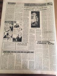 YENİ SABAH GAZETESİ   22 HAZİRAN  1964 YIL :27 SAYI :9078----İnönü dün  sabah  uçakla Washington 'a   gitti --Tatvan da  bir ev  selden çöktü , 11 kişi  can verdi --Türkler  rehineler için  tekrar nümayiş yaptı --İstanbul da tehlikeli  bir deli aranıyor --Castro ya  göre  demokrasi  rejimlerin  en gericisidir --Kızılay  kamplarından 8 bin  talebe  faydalanacak --Churcill 'in  hayatını  İngilizler  filme  aldılar ---Özel okullar tasarısı --Alsancak ta oynayan  kupa  finalinin  ilk maçında :Galatasaray :0 Altay :0 --Kampa 21 güreşçi daha  davet edildi --Temmuz ayına bir hafta  kala  transfer   faaliyeti  hızlandı --Can : Fiorentina  da  bu yıl  da  oynayacağım diyor --Ordular arası  maçla Fransa  B. Almanya 'yı  2-1 yendi --Macaristan  Danimarka 'yı  3-1  mağlup etti --