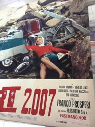 Ölüm saçan adam, İtalyanca ORİJİNAL SİNEMA, Film AFİŞİ, (Dick Smart 2.007) 1975, FİLM AFİŞİ / POSTERİ - BÜYÜK BOY - ORİJİNAL - 67 X 46 cm EBADINDA - Original Turkish Big Size Movie Poster - Francesco Prosperi, Ottavio Alessi, Giorgio Moser, Giorgio Simonelli, Richard Stapley, Margaret Lee, Rosana Tapajós, Flavia Balbi, Elio Guerriero, Alfredo Leuti, Valentino Macchi, Tullio Altamura, Bernadette Kell, Assunta De Paoli, EASTMANCOLOR