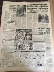 YENİ SABAH GAZETESİ   21 HAZİRAN  1964 YIL :27 SAYI :9077--AP adına Seyfi Kurtbek , Başbakana  Refakat Edecek  :İnönü  ,bu sabah  uçakla Amerika 'ya hareket   ediyor --Atina hala  direniyor --Kennedy 'ler  için  uğursuzluk yılı --Yankesici  var ,feryadı otobüste  panik yarattı --Cenubi  Amerika da hükümet  darbesi  ilim halinde gelmiştir --Kirli hava ile  mücadele konferansı  toplanıyor --İspanya da ki  Hariciye Nazırı Ankara da --Galatasaray  -Altay --Fenerbahçe Samsun da Yol Spor  'a  2-1 yenildi --Çolpan  Beyaz Perdeye döndü ve ilk  filmine başladı : Çolpan  yeni filminde  eşi Sadri Alışık  ,Hülya  Koçyiğit  ve Ediz Hun birlikte  oynayacak--Eskişehir  'in  başarılı  oyuncusu  N. Karacan -- Başpehlivan  M. Ali Yağcı  ve Bisiklet Hasan Kılıç --Alman  Toto Kralı  Sokak Süpürüyor --
