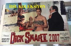 Ölüm saçan adam, İtalyanca ORİJİNAL SİNEMA, Film AFİŞİ, (Dick Smart 2.007) 1975, FİLM AFİŞİ / POSTERİ - BÜYÜK BOY - ORİJİNAL - 67 X 46 cm EBADINDA - Original Turkish Big Size Movie Poster - Francesco Prosperi, Ottavio Alessi, Giorgio Moser, Giorgio Simonelli, Richard Stapley, Margaret Lee, Rosana Tapajós, Flavia Balbi, Elio Guerriero, Alfredo Leuti, Valentino Macchi, Tullio Altamura, Bernadette Kell, Assunta De Paoli, EASTMANCOLOR