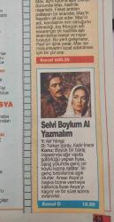SABAH GAZETESİ-YENİ-TV GUİDE DERGİSİ-MODERN TV DERGİSİ-4ŞUBAT-10 ŞUBAT -1991-SAYI:107-KAPAK-FOTOĞRAF-RÖPORTAJ-HAFTANIN FİLMLERİ-SELVİ BOYLUM AL YAZMALIM-KADİR INANIR-TÜRKAN ŞORAY-SALVADOR-YUSUF İLE KENAN-JOY MORGAN-KİM BASİGNER-ROBERT CULP-STEPHEN MACHT