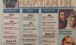SABAH GAZETESİ-YENİ-TV GUİDE DERGİSİ-MODERN TV DERGİSİ-4ŞUBAT-10 ŞUBAT -1991-SAYI:107-KAPAK-FOTOĞRAF-RÖPORTAJ-HAFTANIN FİLMLERİ-SELVİ BOYLUM AL YAZMALIM-KADİR INANIR-TÜRKAN ŞORAY-SALVADOR-YUSUF İLE KENAN-JOY MORGAN-KİM BASİGNER-ROBERT CULP-STEPHEN MACHT