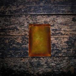 Origami Hakiki Deri Kartvizitlik - Kahverengi