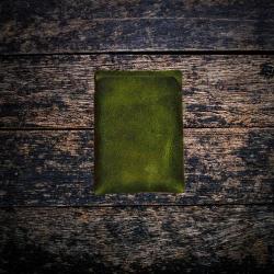 Origami Hakiki Deri Kartvizitlik - Yeşil