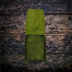 Origami Hakiki Deri Kartvizitlik - Yeşil