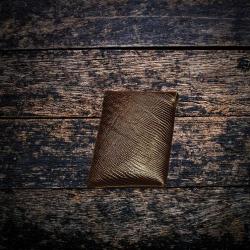 Origami Hakiki Deri Kartvizitlik - Desenli Deri