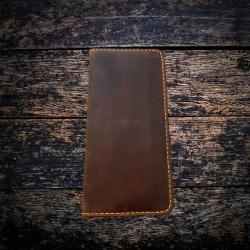 LUANDA %100 El Yapımı Uzun Deri Cüzdan