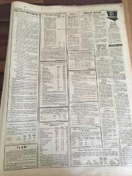 YENİ SABAH GAZETESİ  17 HAZİRAN 1964 YIL :27 SAYI :9073--Muhalefet  ,İnönü 'ye güven oyu  vermeyecek --Almanya 'dan  oto tekne  ile döndü --Cebesoy  ,AP 'liler  teklif yapmadı --İlkokul  diploması  bulunmayan  çocuklarına miras bırakmadı --Papaandreu  24 Haziran da  Amerika ya gidiyor --Arap Devletleri Başkanları Eylül de Yeniden Toplanıyor --Küçük sanatçının  büyük başarısı  :Hayfa da Ayşecik  Filmleri :İsrailliler  Filmlerine Karşı  Büyük Rağbet Gösteriyorlar--Sinema : Atlas: Kanunsuz Kraliçe ,İnci :Bücür ,Emek :Kırmızı Dudaklar ,Şarkın Sıcak Geceleri ,Konak :Aşka Davet ,Lüks :Volga Mahkumları ,--Altay Başkanı  Burçetin  yine  iddialı konuştu :Galatasaray 'a ilk darbeyi  Alsancak ta vuracağız --- Karar Günü  :Beşiktaş  'ın  itirazı  bugün  incelenecek --İkinci Milli Lige Terfi  Maçları  Bugün Başlıyor --Türkiye Amatör  Futbol  Şampiyonası  Maçları --