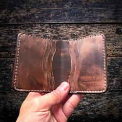 FLORIDA Premium İşlemeli %100 El Yapımı Hakiki Deri Cüzdan