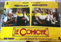 La Commica, İtalyanca ORİJİNAL SİNEMA, Film AFİŞİ,  (La Commica) 1990, FİLM AFİŞİ / POSTERİ - BÜYÜK BOY - ORİJİNAL - 66 X 47 cm EBADINDA - Original Turkish Big Size Movie Poster - Neri Parenti, Leonardo Benvenuti, Piero De Bernardi, Alessandro Bencivenni, Renato Pozzetto, Paolo Villaggio, Enzo Cannavale, Fabio Traversa, Alessandra Casella, Gian, Tiziana Pini, Renato D'Amore, Giampaolo Saccarola, Sal Borgese, Pierfrancesco Villaggio