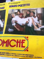 La Commica, İtalyanca ORİJİNAL SİNEMA, Film AFİŞİ,  (La Commica) 1990, FİLM AFİŞİ / POSTERİ - BÜYÜK BOY - ORİJİNAL - 66 X 47 cm EBADINDA - Original Turkish Big Size Movie Poster - Neri Parenti, Leonardo Benvenuti, Piero De Bernardi, Alessandro Bencivenni, Renato Pozzetto, Paolo Villaggio, Enzo Cannavale, Fabio Traversa, Alessandra Casella, Gian, Tiziana Pini, Renato D'Amore, Giampaolo Saccarola, Sal Borgese, Pierfrancesco Villaggio