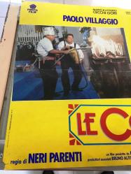 La Commica, İtalyanca ORİJİNAL SİNEMA, Film AFİŞİ,  (La Commica) 1990, FİLM AFİŞİ / POSTERİ - BÜYÜK BOY - ORİJİNAL - 66 X 47 cm EBADINDA - Original Turkish Big Size Movie Poster - Neri Parenti, Leonardo Benvenuti, Piero De Bernardi, Alessandro Bencivenni, Renato Pozzetto, Paolo Villaggio, Enzo Cannavale, Fabio Traversa, Alessandra Casella, Gian, Tiziana Pini, Renato D'Amore, Giampaolo Saccarola, Sal Borgese, Pierfrancesco Villaggio