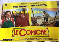 Efemera - La Commica, İtalyanca ORİJİNAL SİNEMA, Film AFİŞİ,  (La Commica) 1990, FİLM AFİŞİ / POSTERİ - BÜYÜK BOY - ORİJİNAL - 66 X 47 cm EBADINDA - Original Turkish Big Size Movie Poster - Neri Parenti, Leonardo Benvenuti, Piero De Bernardi, Alessandro Bencivenni, Renato Pozzetto, Paolo Villaggio, Enzo Cannavale, Fabio Traversa, Alessandra Casella, Gian, Tiziana Pini, Renato D'Amore, Giampaolo Saccarola, Sal Borgese, Pierfrancesco Villaggio - kitantik - kitaLog