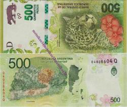 ARJANTİN 500 PESO 2020 JAGUAR TEMALI. ÇİL KONDİSYON.