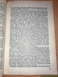 LETTER OF THE CC OF THE PARTY OF LABOUR AND THE GOVERNMENT OF ALBANİA TO THE CC OF THE COMMUNİST PARTY AND THE GOVERNMENT OF CHİNA - CHİNESE FOREİGN MİNİSTRY'S NOTE - İNGİLİZCE KİTAP (ÇALIŞMA PARTİSİ VE ARNAVUTLUK HÜKÜMETİ MK'NIN KOMÜNİST PARTİSİ MKM VE ÇİN HÜKÜMETİ'NE MEKTUP - ÇİN DIŞİŞLERİ BAKANLIĞI NOTASI)
