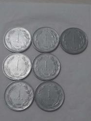 1 LİRA 1966 MADENİ PARA ADET FİYATIDIR