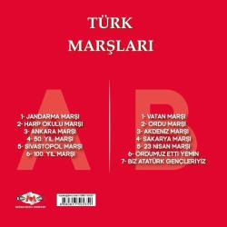 Türk Marşları PLAK LP Jandarma  Harp Okulu  Ankara 50. Yıl Sivastopol  100. Yıl Marşı Vatan Ordu Marşı Akdeniz Marşı 4. Sakarya Marşı  Biz Atatürk Gençleriyiz  SIFIR JELATİNLİ AMBALAJINDADIR