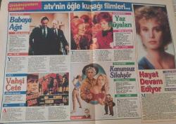 SABAH GAZETESİ-YENİ-TV GUİDE DERGİSİ-MODERN TV DERGİSİ-13 AĞUSTOS-19 AĞUSTOS- -SAYI:82-1994-KAPAK-FOTOĞRAF-RÖPORTAJ-HAFTANIN FİLMLERİ-MERAKLI MELAHAT-SAPIK-İKİZLER-ÖLMEDEN ÖNCE SON KEZ-OSMAN YAĞMURDERELİ-BİZİM MAHALLE-FEYYAZ TOKAR-FİRAR-JEAN CLAUDE VAN DAMME-DEBORAH RENNARD-GÖLGE OYUNU-ŞENER ŞEN-ŞEVKET ALTUĞ-ÖLÜ BİR DENİZ-TÜRKAN ŞORAY-RUTKAY AZİZ-BABAYA AĞIT-MELVYN DOUGLAS-GENE HACKMAN-YAZ RÜYALARI-VAHŞİ ÇETE-HAYAT DEVAM EDİYOR-JESSİCA LANGE-ARLİSS HOWARD-AYDAN BURHAN-YILDIZ TİLBE-YONCA EVCİMİK-EMRAH-SEREN SERENGİL-BODRUM HAKİMİ-KADİR İNANIR-MÜGE ORUÇKAPTAN-HIZLI JACKSON-SHARON STONE-YATIK EMİNE-NECLA NAZIR-METİN BELGİN-NURSELİ İDİZ-MÜŞFİK KENTER