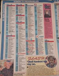 SABAH GAZETESİ-YENİ-TV GUİDE DERGİSİ-MODERN TV DERGİSİ-17 EYLÜL-23 EYLÜL-SAYI:87-1994-KAPAK-FOTOĞRAF-RÖPORTAJ-HAFTANIN FİLMLERİ-MERAKLI MELAHAT-GEENA DAVİS-HOLLYWOOD-GÖZDE TAN-BARIŞ MANÇO-NECLA YENER-WİTH HONORS-JOE PESCİ-BRENDEN FRASER-GAZANFER ÖZCAN-GÖNÜL ÜLKÜ-EROL EVGİN-SAKIP SABANCI-NERLİN İN BERLİN-TEHLİK İŞARETİ-KARA BÜYÜ-ALİ KIRCA-OSMAN YAĞMURDERELİ-TARKAN-TEKİN AKMANSOY-TÜRKAN ŞORAY-ŞAHMARAN-MEHMET BALKIZ-HALUK BİLGİNER-FATİH KISAPARMAK-ERİC BRAEDEN-SEZEN CUMHUR ÖNAL-MÜZİK YELPAZESİ-NURAY YILMAZ-LEMAN ÇIDAMLI-NURSELİ İDİZ-MÜŞFİK KENTER-ŞEVKET ALTUĞ-YONCA CEVHER-MAHMUT CEVHER-ZÜMRA AYCAN-ÇIPLAK-SUMRU YAVRUCUK