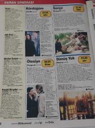 SABAH GAZETESİ-YENİ-TV GUİDE DERGİSİ-MODERN TV DERGİSİ-22 ŞUBAT-28 ŞUBAT- 1997-KAPAK-FOTOĞRAF-RÖPORTAJ-HAFTANIN FİLMLERİ-MERAKLI MELAHAT-HÜLYA YÜREKLİ-ANTHONY QUİNN-HÜLYA AVŞAR-SİBEL TURNAGÖL-OSMAN YAĞMURDERELİ-MÜGE SURKULTAY-İNER MİSİN ÇIKAR MISIN-DUYGU ÇEMBERİ-NÜKHET DURU-ELVEDA SEVGİLİM-TÜRKAN ŞORAY-SULTAN-ÇILGIN BEDİŞ-YONCA EVCİMİK-TELEVOLE-MELİH GÜMÜŞBIÇAK-PRİZMA-MADDE 438-GÜLŞEN BUBİKOĞLU-39 BASAMAK-ALFRED HİTCHOCCK-BELALI KAYNANA-PERRAN KUTMAN-YAVUZ BİNGÖL-TELE KIZLAR-TARIK AKAN-HARİKA KIZLAR-JULIA ROBERTS-BRİTTA PHİLLİPS-LİAM NEESON-DELİCESİNE-ÖLÜM AĞI-CEHENNEM PROJESİ-KÜÇÜK POLİS-KÖRDÜĞÜM-MADELEİNE STOWE-AİDAN QUİNN-DÖNÜŞ YOK-ÖLESİYE