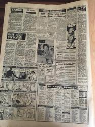 YENİ SABAH GAZETESİ  22 EYLÜL  1959 YIL :22 SAYI :7382 --Irak da Kasım Aleyhinde  Nümayişler --CHP .Mebusları dünde  Geyikliye gidemediler ---Aya giden  rokete  dair  rapor  yayınlandı --Kabine dün  vilayette  uzun bir  toplantı yaptı --Bir kamyon devrildi  7 ölü  22 ağır  yaralı var --Şehir tiyatroları  bu yıl  5 sahnede  faaliyete geçiyor --Ruşen Eşref  Ünaydın'ı  kaybettik --Yirmi  yol ve  sokak  daha  asfaltlanacak --Mensucat  Sanayinde  kriz yeniden  başladı --Sinema :Mevsime Girerken ---Fenerbahçe  Budapeşte de  :Yarın  oynanacak  müsabakayı  17 den itibaren  radyo veriyor --Y.Balaş  yüksek  atlama Dünya  Rekorunu Kırdı --Beşiktaş  -Feriköy  K.Gümrük  -K.Paşa --Basketbol  da Fenerbahçe  rakibi  belli  oldu --Konkur  Hipikler  muvaffak  olmuştur --Kahve satışları  dün  muvakkaten  durduruldu --