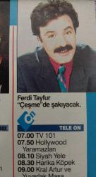 SABAH GAZETESİ-TV GUİDE DERGİSİ-MODERN TV DERGİSİ-25 NİSAN-1 MAYIS-1992-KAPAK-FOTOĞRAF-RÖPORTAJ-YALAN RÜZGARI-HÜLYA AVŞAR-SÜPRİZ DÜĞÜN-BABA-OĞUL-AŞK KAVGASI-TÜRKAN ŞORAY-AŞK MABUDESİ-FERDİ TAYFUR-ZEKİ METİNCE-METİN AKPINAR-CESUR VE GÜZEL