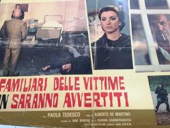 CİNAYET ŞEBEKESİ, İtalyanca ORİJİNAL SİNEMA, Film AFİŞİ, (I FAMILIARI DELLE VITTIME NON SARANNO AVVERTITI) 1972, FİLM AFİŞİ / POSTERİ - BÜYÜK BOY - ORİJİNAL - 67 X 46 cm EBADINDA - Original Turkish Big Size Movie Poster - Alberto De Martino,  Lucio Battistrada, Gino Mordini, Alberto De Martino, Telly Savalas, Antonio Sabato, Paola Tedesco, Giuliano Persico, Guido Lollobrigida, Nino Dal Fabbro, Sergio Rossi, Sergio Tramonti, Piero Morgia, Carlo Gaddi, Rosita Torosh, Teodoro Corrà, Melù Valente, Mario Valenti, Franco Fragala