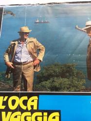 Deniz kurtları, İtalyanca ORİJİNAL SİNEMA, Film AFİŞİ, (L'OCA SELVAGGIA COLPISCE ANCORA - The Sea Wolves) 1980, FİLM AFİŞİ / POSTERİ - BÜYÜK BOY - ORİJİNAL - 66 X 46 cm EBADINDA - Original Turkish Big Size Movie Poster - Andrew V. McLaglen, James Leasor, Reginald Rose, Gregory Peck, Roger Moore, David Niven, Trevor Howard, Barbara Kellerman, Patrick Macnee, Kenneth Griffith, Patrick Allen, Wolf Kahler, Robert Hoffmann, Dan van Husen, George Mikell, Jürgen Andersen, Bernard Archard, Martin Benson, Faith Brook, Allan Cuthbertson, Edward Dentith, Clifford Earl, Rusi Gandhi, Percy Herbert, Patrick Holt, Donald Houston, Glyn Houston