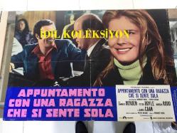 T.R. Baskin, İtalyanca ORİJİNAL SİNEMA, Film AFİŞİ, (APPUNTAMENTO CON UNA RAGAZZA CHE SI SENTE SOLA) 1971, FİLM AFİŞİ / POSTERİ - BÜYÜK BOY - ORİJİNAL - 65 X 45 cm EBADINDA - Original Turkish Big Size Movie Poster - Herbert Ross,  Peter Hyams, Candice Bergen, Peter Boyle, James Caan, Marcia Rodd, Erin O'Reilly, Howard Platt, William Wise, Jane Alderman, Joyce Mandel, Fawne Harriman, Hope Hommersand, Marrian Walters, Dick Sasso, Mike Nussbaum