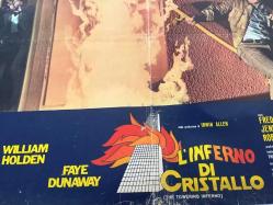 Yangın kulesi, İtalyanca ORİJİNAL SİNEMA, Film AFİŞİ, (L'INFERNO DI CRISTALLO - The Towering Inferno) 1974, FİLM AFİŞİ / POSTERİ - BÜYÜK BOY - ORİJİNAL - 65 X 46 cm EBADINDA - Original Turkish Big Size Movie Poster - John Guillermin, Richard Martin Stern, Thomas N. Scortia, Frank M. Robinson, Paul Newman, Steve McQueen, William Holden, Faye Dunaway, Fred Astaire, Susan Blakely, Richard Chamberlain, Jennifer Jones, O.J. Simpson, Robert Vaughn