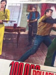 100.000 DOLLARI PER LASSITER, İtalyanca ORİJİNAL SİNEMA, Film AFİŞİ, (100.000 DOLLARI PER LASSITER) 1966, FİLM AFİŞİ / POSTERİ - BÜYÜK BOY - ORİJİNAL - 66 X 47 cm EBADINDA - Original Turkish Big Size Movie Poster - Joaquín Luis Romero Marchent, Sergio Donati, Joaquín Luis Romero Marchent, Robert Hundar, Pamela Tudor, Luigi Pistilli, José Bódalo, Jesús Puente, Roberto Camardiel, Aldo Sambrell, Benito Stefanelli