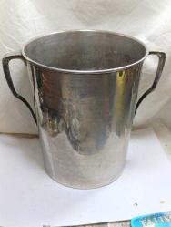 NİKEL KAPLAMA ANTİKA BAKIR KOVA