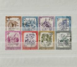 Avusturya Manzaralar - Güzel Avusturya, Pul Seti (8 adet) 1974-1975. Damgalı.