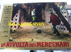 Serseri şövalye, İtalyanca ORİJİNAL SİNEMA, Film AFİŞİ, (La rivolta dei mercenari) 1977, FİLM AFİŞİ / POSTERİ - BÜYÜK BOY - ORİJİNAL - 67 X 47 cm EBADINDA - Original Turkish Big Size Movie Poster - Piero Costa, Antonio Boccaci, Piero Costa, Eduardo Falletti, Virginia Mayo, Conrado San Martín, Susana Canales, Livio Lorenzon, Carla Calò, Franco Fantasia, Alfredo Mayo, John Kitzmiller, Tomás Blanco, Anita Todesco, Pilar Cansino, Marco Tulli
