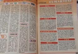 HÜRRİYET GAZETESİ-TELESKOP DERGİSİ-TELEVİZYON EKİ-8 NİSAN-14 NİSAN-1995-KANUNA KARŞI-PEMBE DİZİLER-YALAN RÜZGARI-MARİMAR-CESUR VE GÜZEL-AÇIKÖĞRETİM-SENSİZ YAŞAYAMAM-HÜLYA KOÇYİĞİT-CEMAL GENCER-SİNEMA-RAZİYE-KAMURAN USLUER-YASEMİN ÖYMEN-OĞUZ TUNÇ-TUZAK-FARUK PEKER-ÇİĞDEM İŞBİLİR-ŞAMPİYONLARIN AŞKI-SHİRLEY KNİGHT-TONY LO BİANCO-ÇILGINLAR EVİ-KİRSTİE ALLEY-ALİSON LA PLACA-SOL AYAĞIM-DANİEL DAY LEWİS-RAY MCANALLY-BRENDA FRİCKER-EMLAKÇI-AL PACİNO-JACK LEMMON-ED HARRİS-ALAN ARKİN-KEVİN SPACEYT